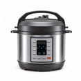 thumbnail image 1 of SHOUFTW 3 Quart Electric Pressure Cooker, 9-in-1 Multi Cooker with Slow Cook, Rice, Steam & Sauté, Silver, 1 of 8