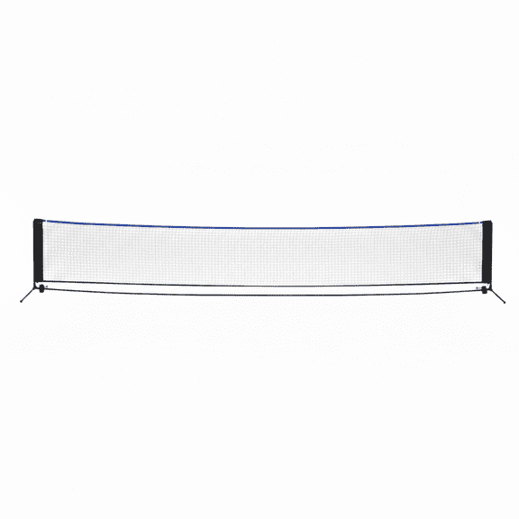 CONCETTA Nylon Height Adjustable Volleyball Net, Badminton Net with Carry Bag, Volleyball Net for Pool, Backyard Game Indoor Outdoor Use, Blue-black