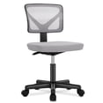 thumbnail image 1 of CONCETTA Compact Ergonomic Mesh Office Chair, Armless, Adjustable Height, Small Spaces Use, Gray, 1 of 7