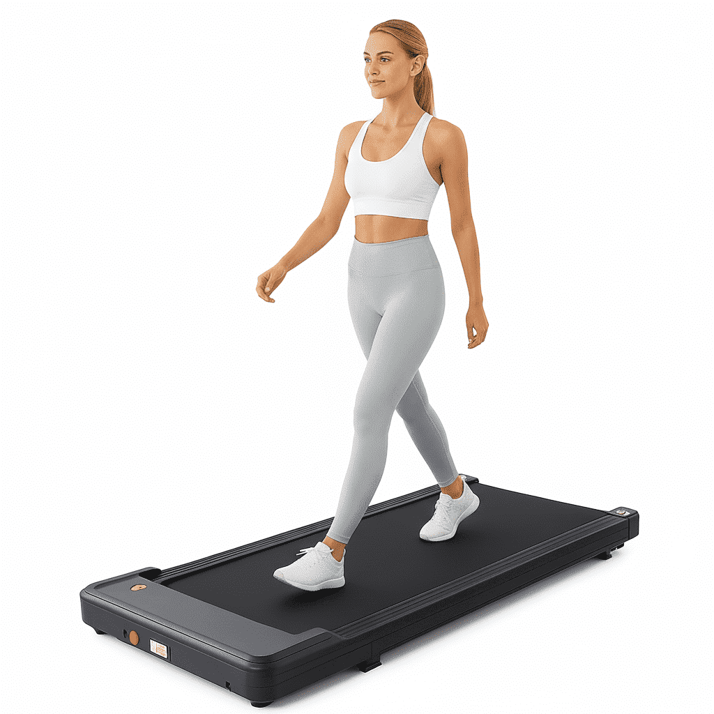 SHOUFTW Compact Walking Treadmill for Small Spaces with Incline, Under Desk Jogging Pad，Foldable Indoor Treadmills for Home, Quiet for Apartment, Versatile Daily Use, Quality & Value Focused