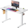 thumbnail image 1 of CONCETTA Electric Standing Desk, 48''x24'' Height Adjustable Desk, Home Office Desk with Electric Lift, Sit Stand Desk Workstation for Home Office, White, 1 of 10