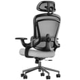 thumbnail image 1 of CONCETTA Ergonomic High Back Office Chair with Adjustable Lumbar Support, Headrest for Adults, Grey, 1 of 10