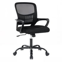 CONCETTA Office Chair, Ergonomic Mesh Back Computer Desk Chair with Lumbar Support, Adjustable Swivel Executive Office Task Chair for Home and Work, Black