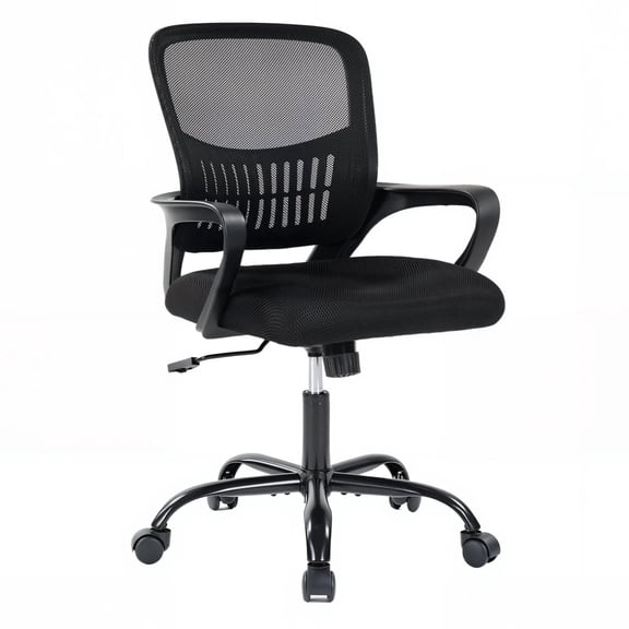 CONCETTA Office Chair, Ergonomic Mesh Back Computer Desk Chair with Lumbar Support, Adjustable Swivel Executive Office Task Chair for Home and Work, Black