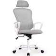 thumbnail image 1 of CONCETTA Ergonomic Office Chair, High Back Mesh Computer Swivel Chair with Adjustable Headrest, Gray, 1 of 9