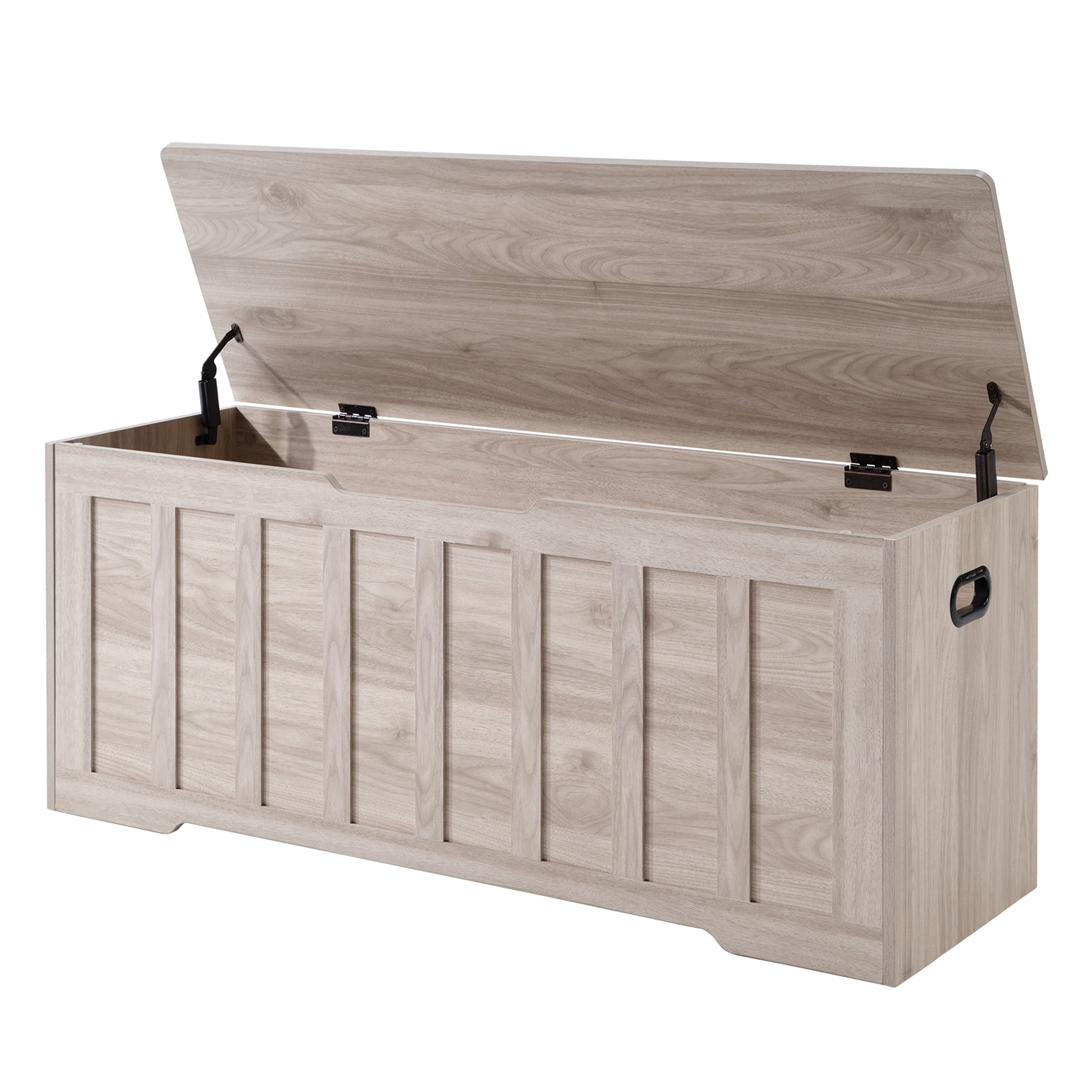 CONCETTA Extra Large Wooden Storage Bench & Chest with Safety