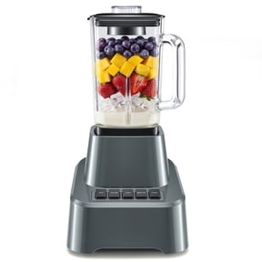 CONCETTA High Speed Blender for Smoothies 1100W, Professional Countertop Blender, 3 Presets, Large Pitcher & To-Go CupsGray