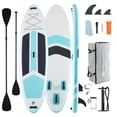 thumbnail image 1 of CONCETTA Inflatable Paddle Board,Equipped With SUP Paddle Board Accessories, The Non-slip EVA Deck Design Restarts The Surfboard,Surfboard for Youth&Adults of All Skill Levels,Gray Blue, 1 of 9