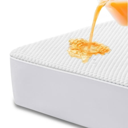 CONCETTA Mattress Protector, 100% Waterproof Bed Bug and Dust Mite Protection,Breathable, Machine Washable, Queen Size,60"*80”