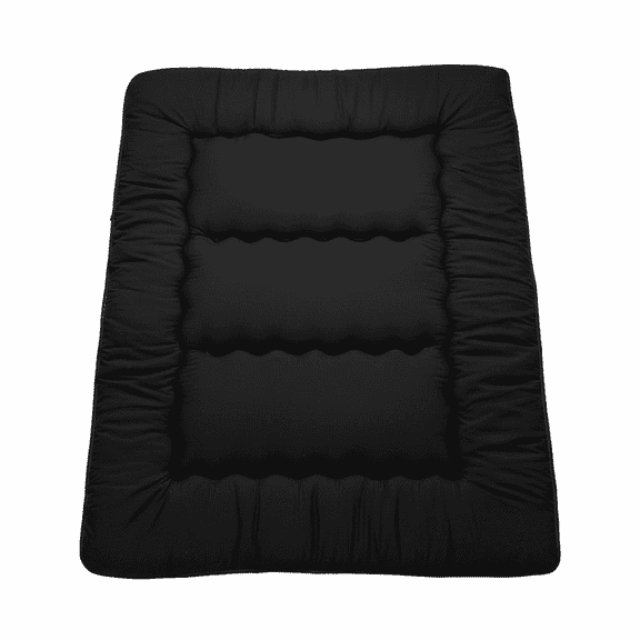 CONCETTA Memory Foam Futon Mattress, Full Size, Foldable Tatami Floor Mattress with Storage Bag, Black