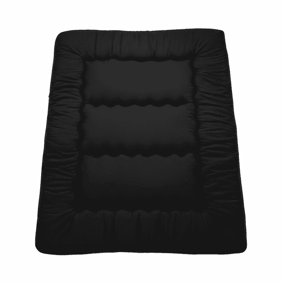 CONCETTA Memory Foam Futon Mattress, Full Size, Foldable Tatami Floor Mattress with Storage Bag, Black