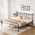thumbnail image 1 of CONCETTA Metal Platform Bed Frame with Rounded Base & Protective Footpads, Underbed Storage, No Box Spring Needed for Bedroom, King Size, 1 of 8