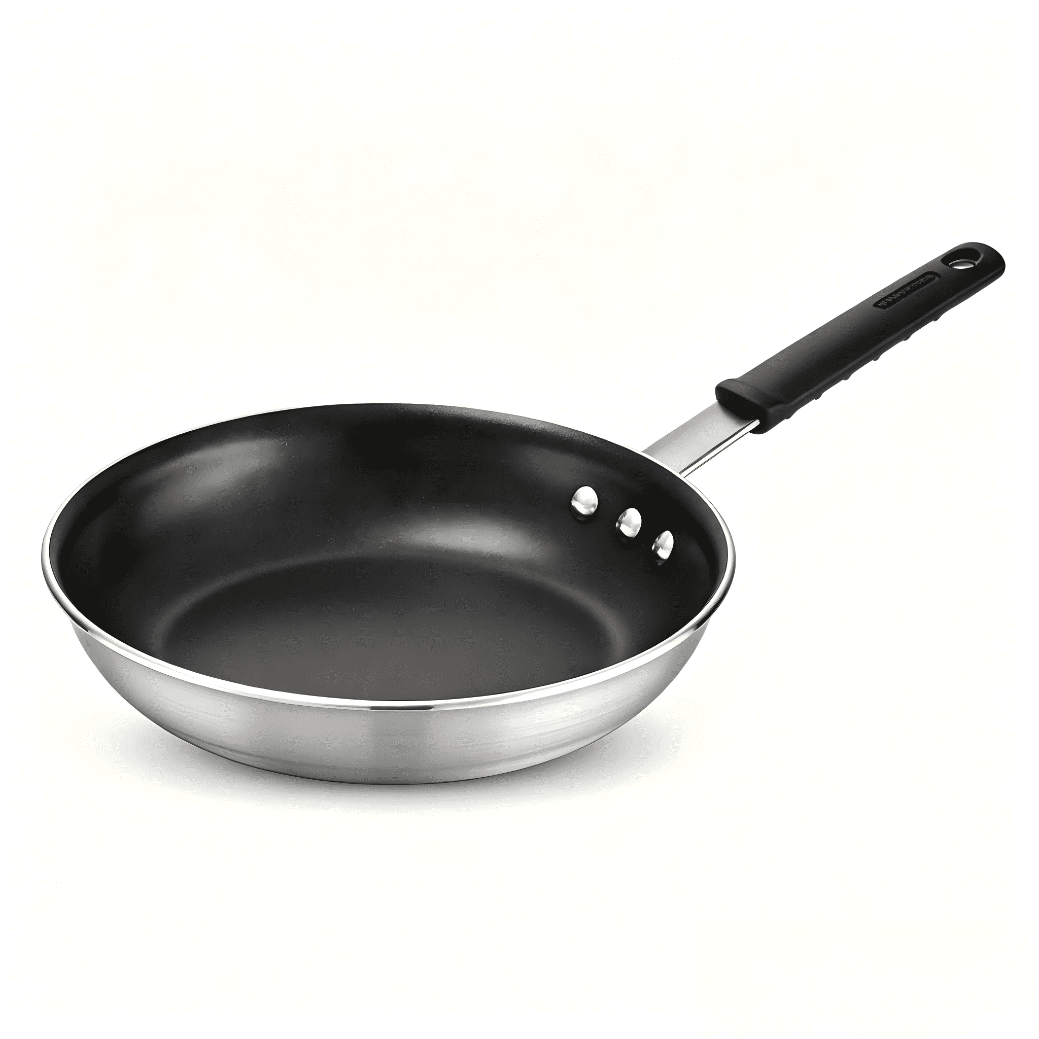 CONCETTA Professional 14-Inch Non Stick Frying Pan, Heavy-Gauge Aluminum Skillet with Reinforced Nonstick Coating, Black Handle, Dishwasher and Oven Safe