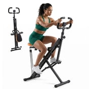 CONCETTA Row Ride Glute & Leg Trainer, LCD Display, Foldable Squat Assist, Adjustable Resistance for Home Full Body Workout, Black
