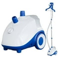 thumbnail image 1 of CONCETTA Vertical Steam Iron with Roller, 1.7 Liter Tank, 1 Hour of Continuous Steam, Adjustable Storage Lever, 4-Speed Control, White, 1 of 8