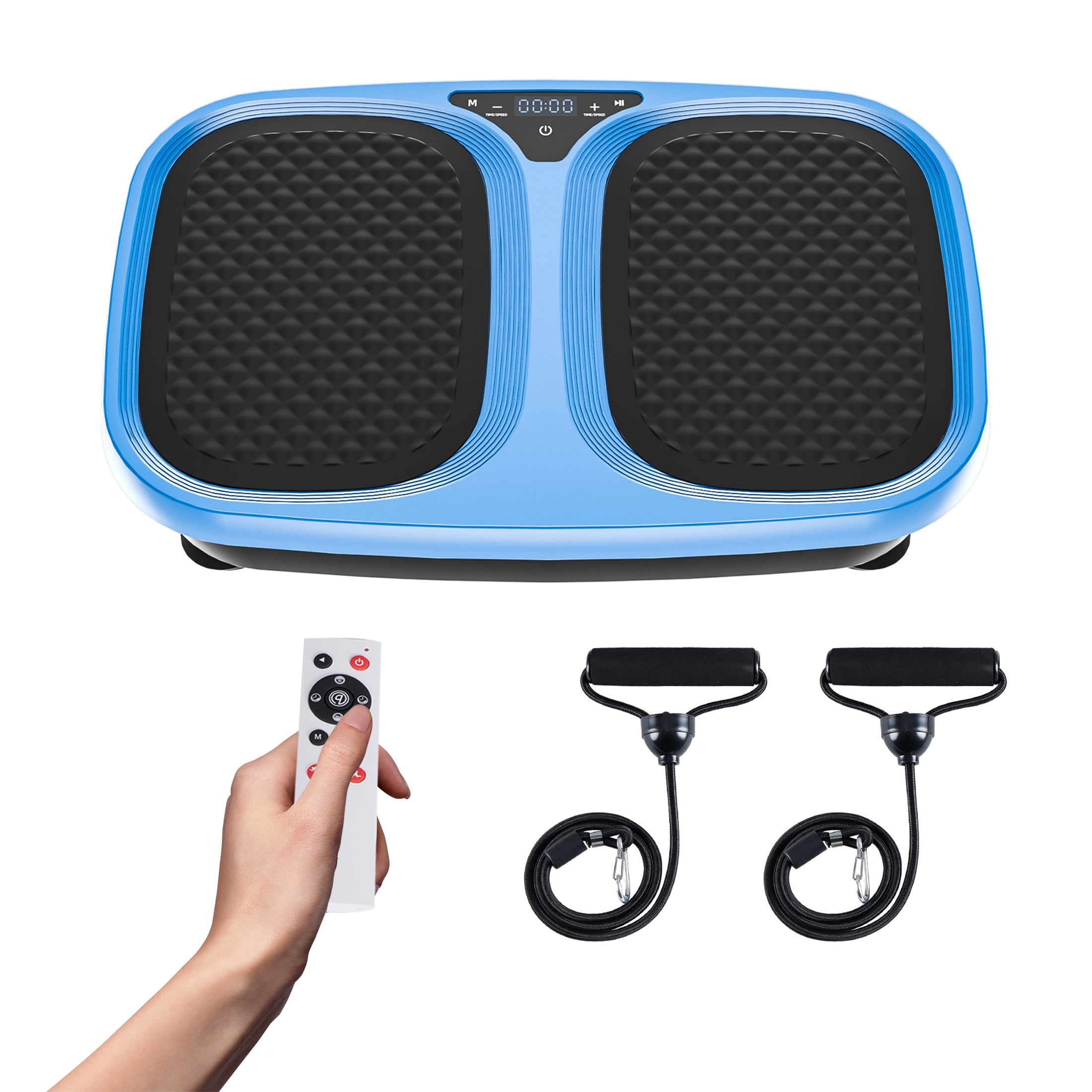 CONCETTA Vibration Plate Fitness Equipment Full-Body Workout Power Vibration Platform Vibration Training Board Weight Loss and Body Shaping Fitness for Home Gym，Blue