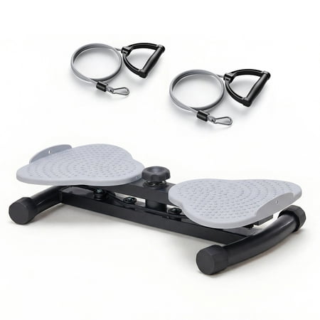 CONCETTA Waist Twister Machine Exercise, 300 lbs Weight Capacity for Waist and Abdominal, Weight Loss, Body Sculpting.Massage Base Plate and Non-Slip Surface, Noiseless, Gray
