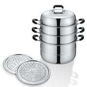 CONCORD 3 Tier Premium Stainless Steel Steamer Set 32 CM