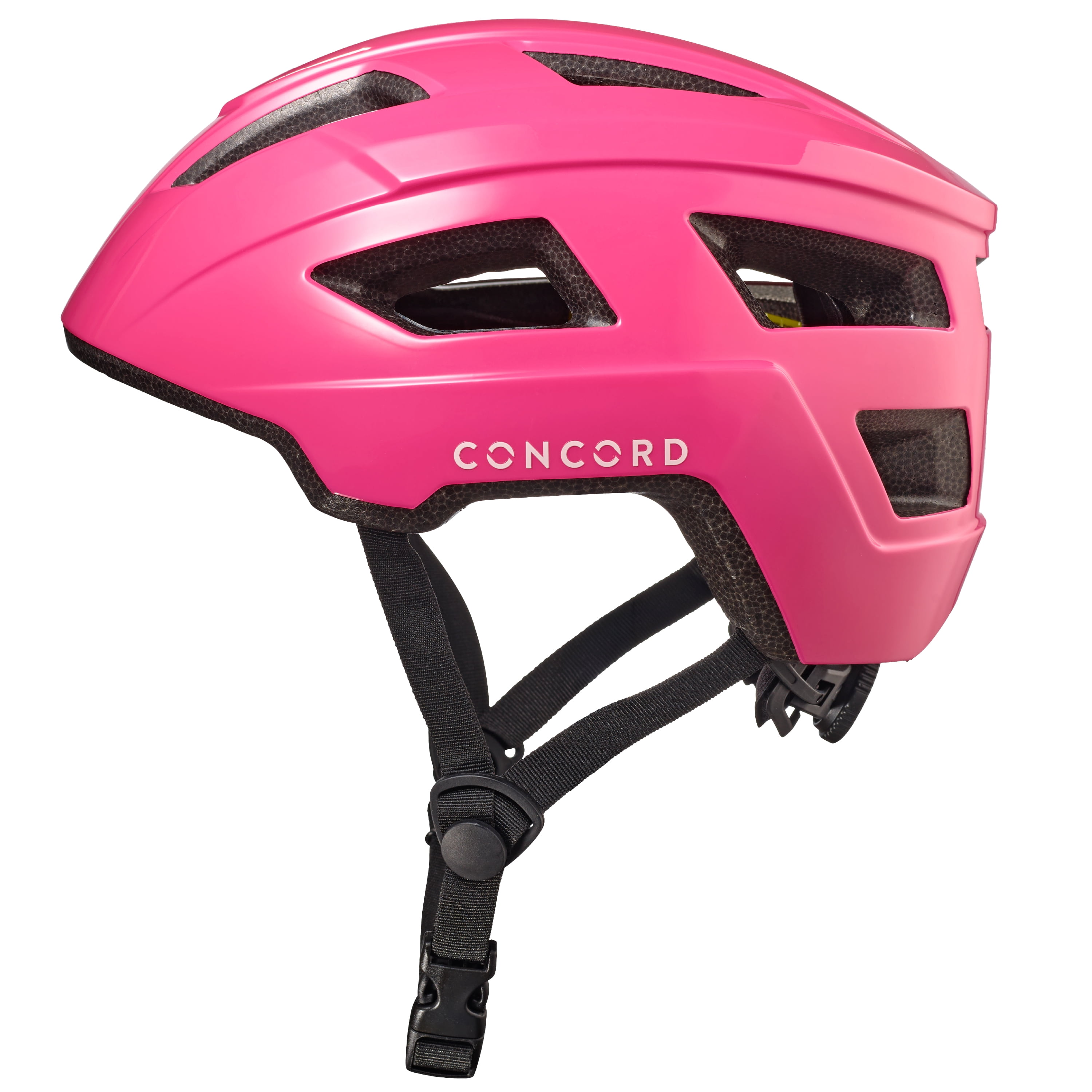 Concord Kids Pink Bike Helmet - Size S, Ages 5+, Adjustable Fit, 15 Cooling Vents