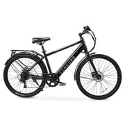 Concord Commutr 26 Electric Bike, 350W Motor, Class 2, Black, Fits Riders 52-510