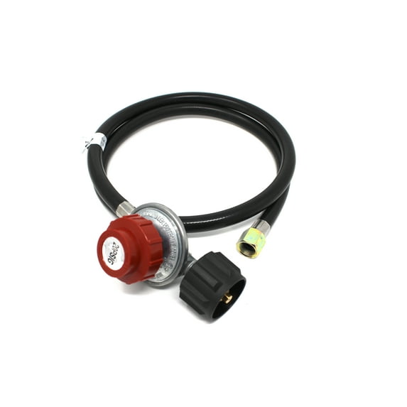 CONCORD High Pressure Regulator Hose 0-20 PSI Adjustable Propane (4 FT)