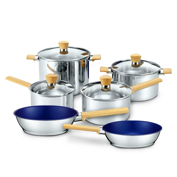 CONCORD Providence Series 10PCS Stainless Steel Cookware Set