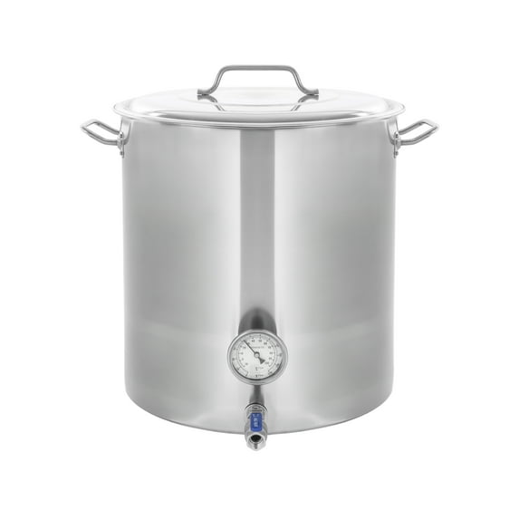 CONCORD Stainless Steel Home Brew Kettle Stock Pot (Weldless Fittings) (160 QT/ 40 Gal)