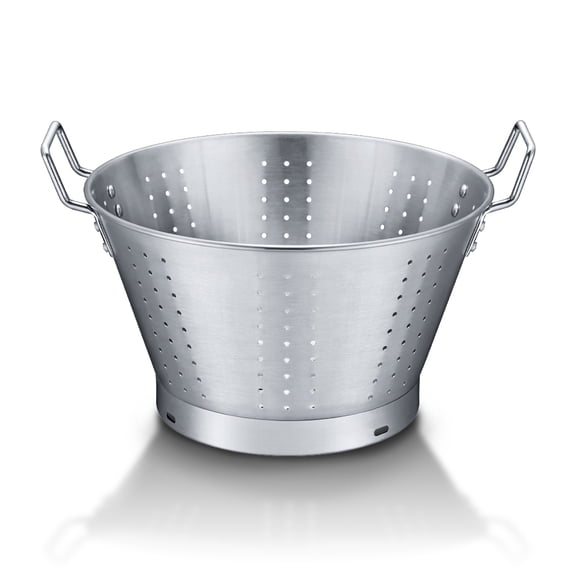 CONCORD Stainless Steel Large Commercial Duty Colander with Base (20 QT)