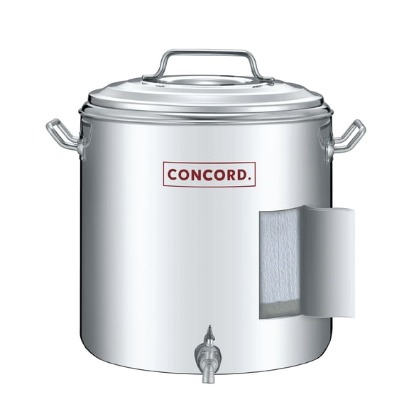 CONCORD Stainless Steel S Series Insulated Double Wall Stock Pot (40 Quart)