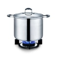 thumbnail image 1 of CONCORD Stainless Steel Stock Pot with Glass Lid (Induction Compatible) (10 QT), 1 of 6