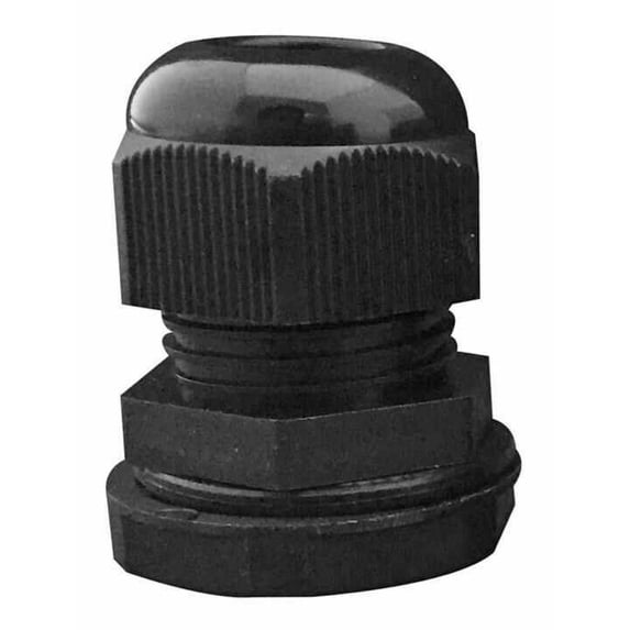 CONCORDIA TECHNOLOGIES - Nylon 6 Cable Glands M32 42mm Black 10 Pack