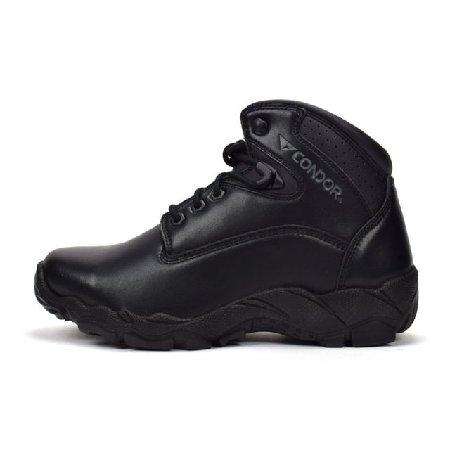 CONDOR Idaho Men's 6" Steel Toe Work Boot - Black, Size 12 E US