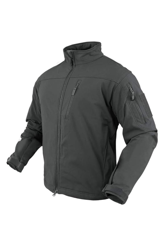 CONDOR OUTDOOR Adult Male Phantom Softshell Graphite Jacket, Size: L