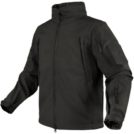 CONDOR OUTDOOR Adult Male Summit Softshell Black Jacket, Size: XS