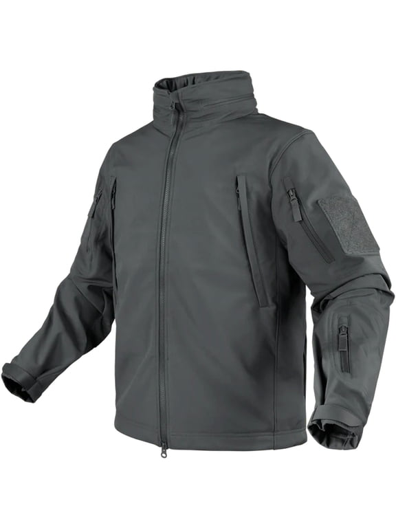 CONDOR OUTDOOR Adult Male Summit Softshell Graphite Jacket, Size: 3XL