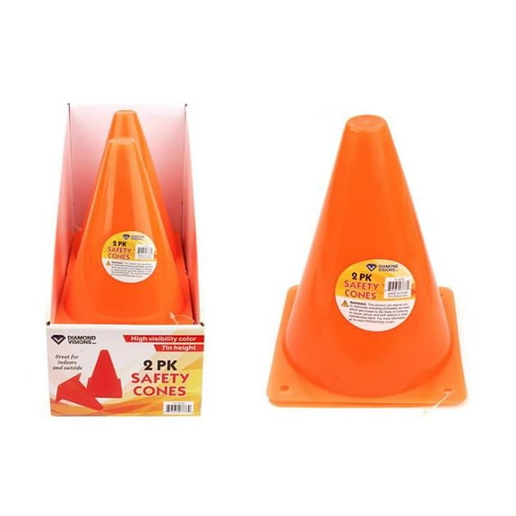 Diamond Visions 9108886 Orange Cones Toys - 2 per Pack - Pack of 24