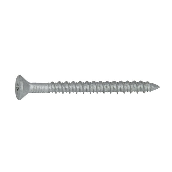CONFAST 1/4" x 1-3/4" Concrete Screws 410 Stainless Steel Phillips Flat Countersunk with Concrete Drill Bit for Anchoring to Masonry, Block or Brick (50 per Box)