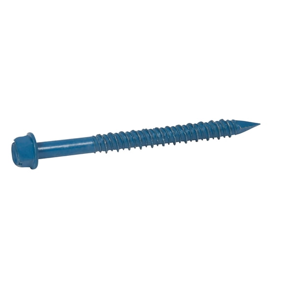 CONFAST 1/4" x 2-1/4" Hex Head Concrete Screw with 1 Drill Bit (100 per Box)
