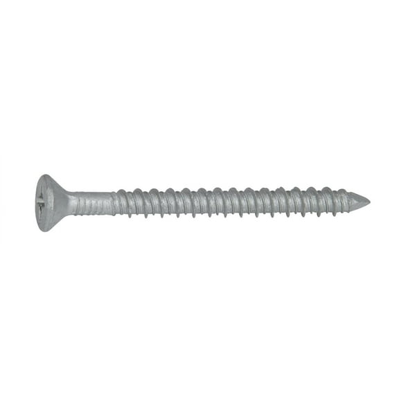 CONFAST 3/16" x 2-1/4" Concrete Screws 410 Stainless Steel Phillips Flat Countersunk with Concrete Drill Bit for Anchoring to Masonry, Block or Brick (50 per Box)