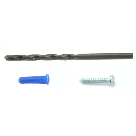 CONFAST #6-8 Plastic Conical Blue Bantam Drywall Wall Anchor Kit PAK68, Includes (100) Anchors, (100) Screws and (1) Drill bit (201 Pieces)
