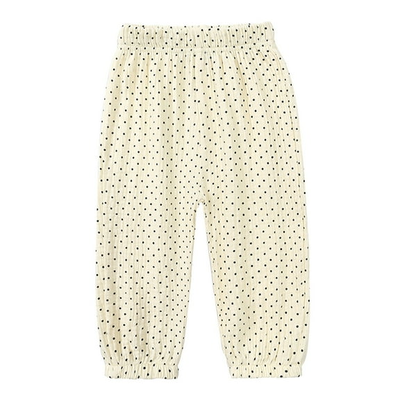 CONFREE Baby Girls Pants Cartoon Graphic Sweatpant for Girl Elastic Waist Drawstring Wide Leg Fall Workout Toursers