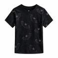 thumbnail image 1 of CONFREE Halloween Boys Short Sleeve Tshirts Crew Neck Bat Graphic Soft Hallowmas T-Shirts for Kids, 1 of 4