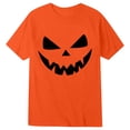 thumbnail image 1 of CONFREE Halloween Boys Short Sleeve Tshirts Crew Neck Cute Ghost Face Graphic Soft Hallowmas T-Shirts for Kids, 1 of 6