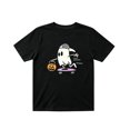 thumbnail image 1 of CONFREE Halloween Boys Short Sleeve Tshirts Crew Neck Cute Ghost Graphic Soft Hallowmas T-Shirts for Kids, 1 of 5