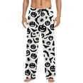thumbnail image 1 of CONFREE Halloween Men's Pajama Pants Hallowmas Pj Pants for Men Pumpkin Ghost Print Lounge Bottoms Elastic Waist Drawstring Sleepwear With Pockets, 1 of 6