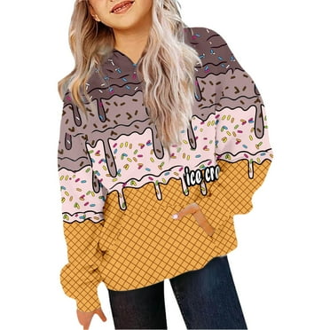 Cute Hoodies For Teen Girls Long Sleeve Pullover Hooded
