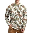 thumbnail image 1 of CONFREE Men's Hoodie Camouflage Prints Cooling Hoodies For Men Long Sleeve Lightweight Casual Pullover Hooded Sweatshirts, 1 of 7
