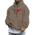 thumbnail image 1 of CONFREE Men's Hoodie Casual Prints Hoodies For Men Graphic Long Sleeve Pullover Hooded Sweatshirts With Pockets, 1 of 5