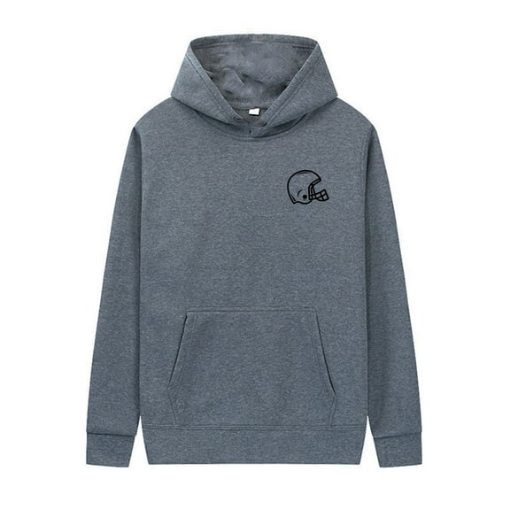 CONFREE Men's Hoodie Casual Prints Hoodies For Men Graphic Long Sleeve Pullover Hooded Sweatshirts With Pockets