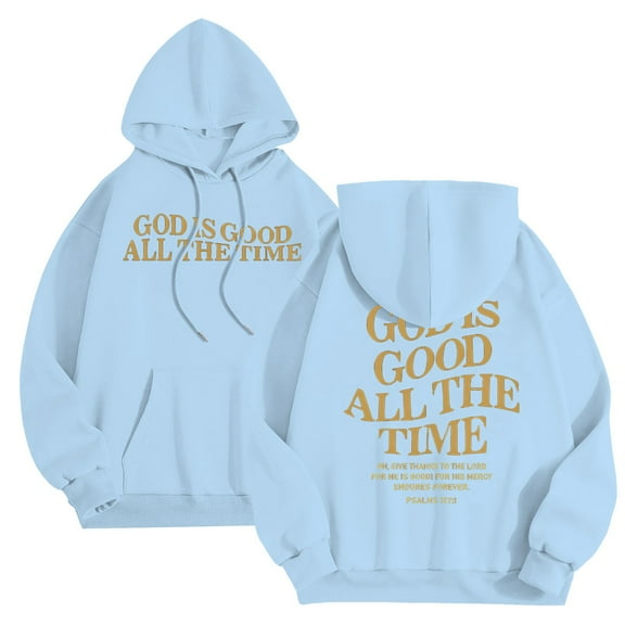 CONFREE Men's Hoodie Letter Prints Hoodies For Men Graphic Long Sleeve Casual Pullover Hooded Sweatshirts With Pockets